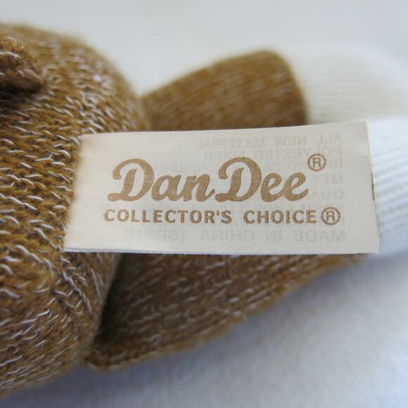 DAN DEE Sock Monkey Easter Bunny Plush Toy Stuffed Animal Cuddly Stuffie - Picture 4 of 5